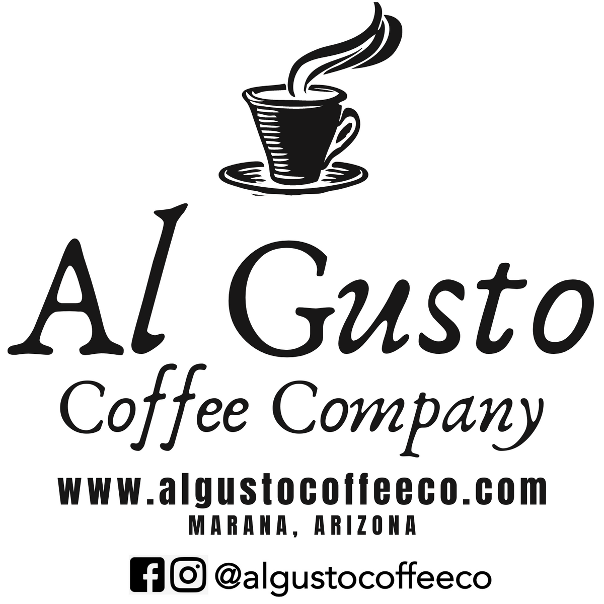 Drink Menu – Al Gusto Coffee Company